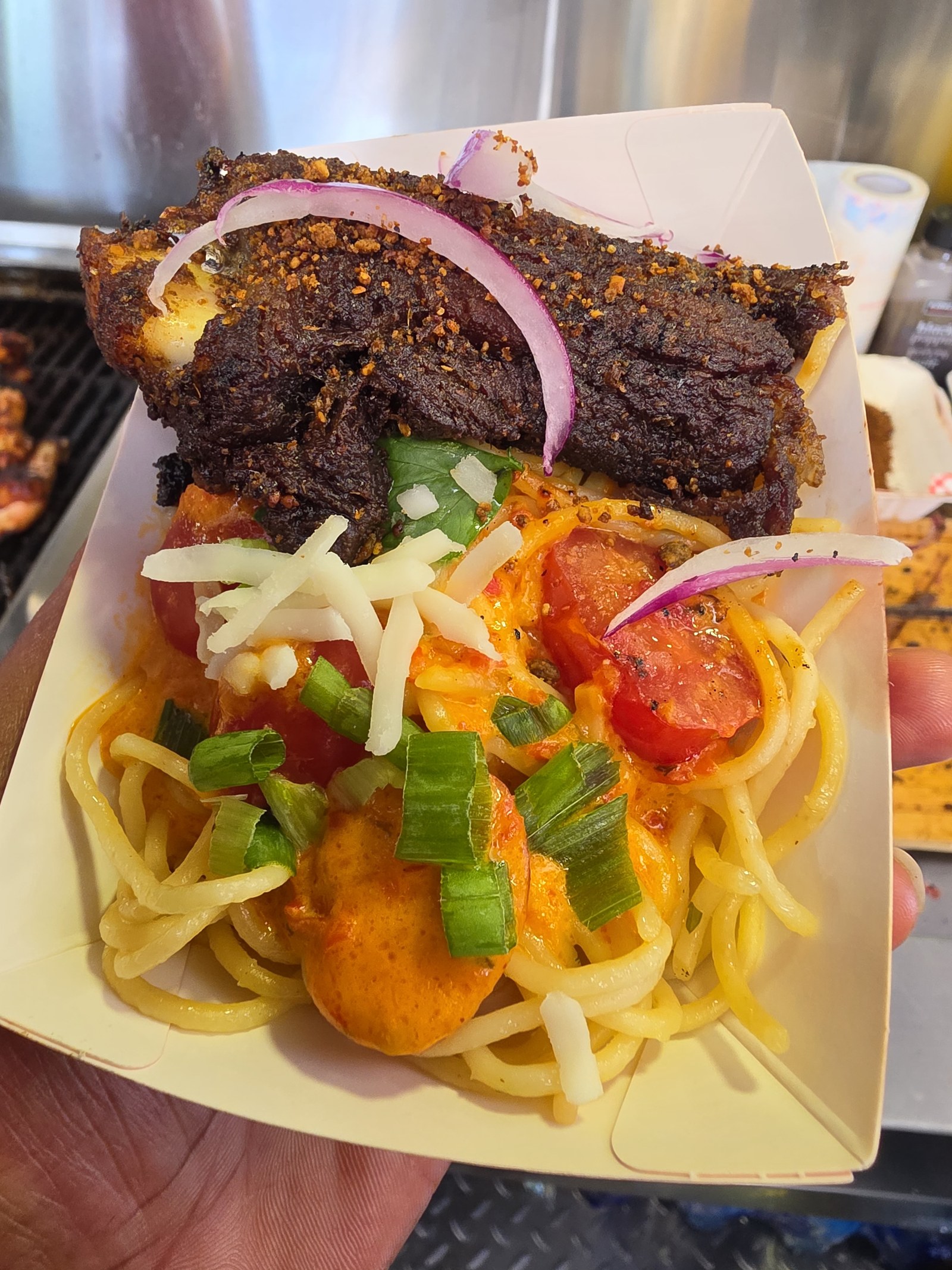 Jollof Alfredo Pasta